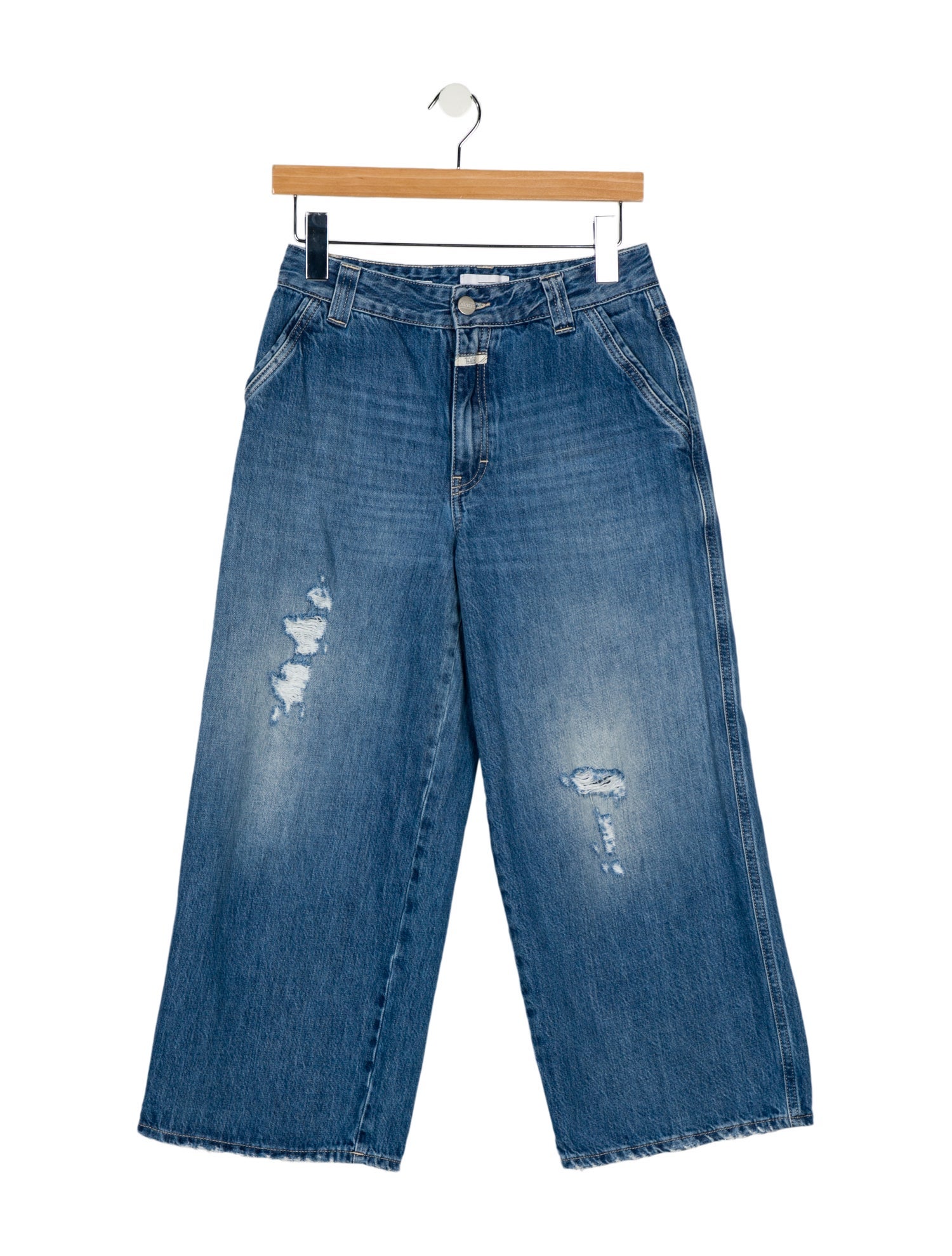 Closed Mid-Rise Wide Leg Jeans
